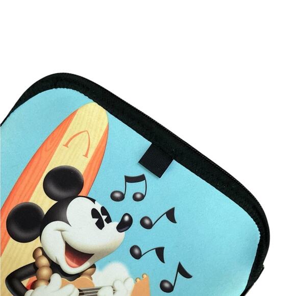 Disney Aulani Mickey Mouse Neoprene IPAD Zippered Cover EUC RARE - Picture 5 of 7